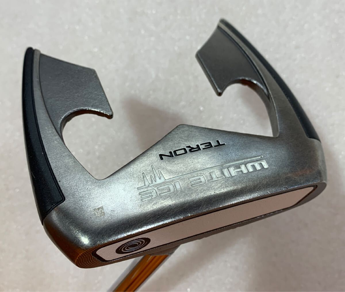 【即決価格】【パター】オデッセイ/ホワイト・アイス Teron CS/オリジナルスチール/34インチ/カバー無し拍卖