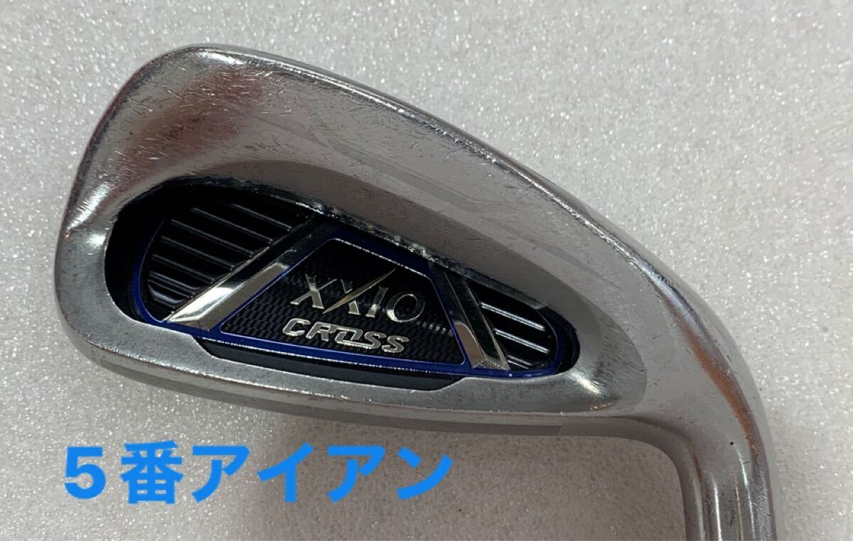 ●【即決価格】【単品アイアン】ダンロップ/5番アイアン/ゼクシオクロス/21度/384g/38.5インチ/D3/NSプロ870GH DST forXXIO/FLEX S拍卖