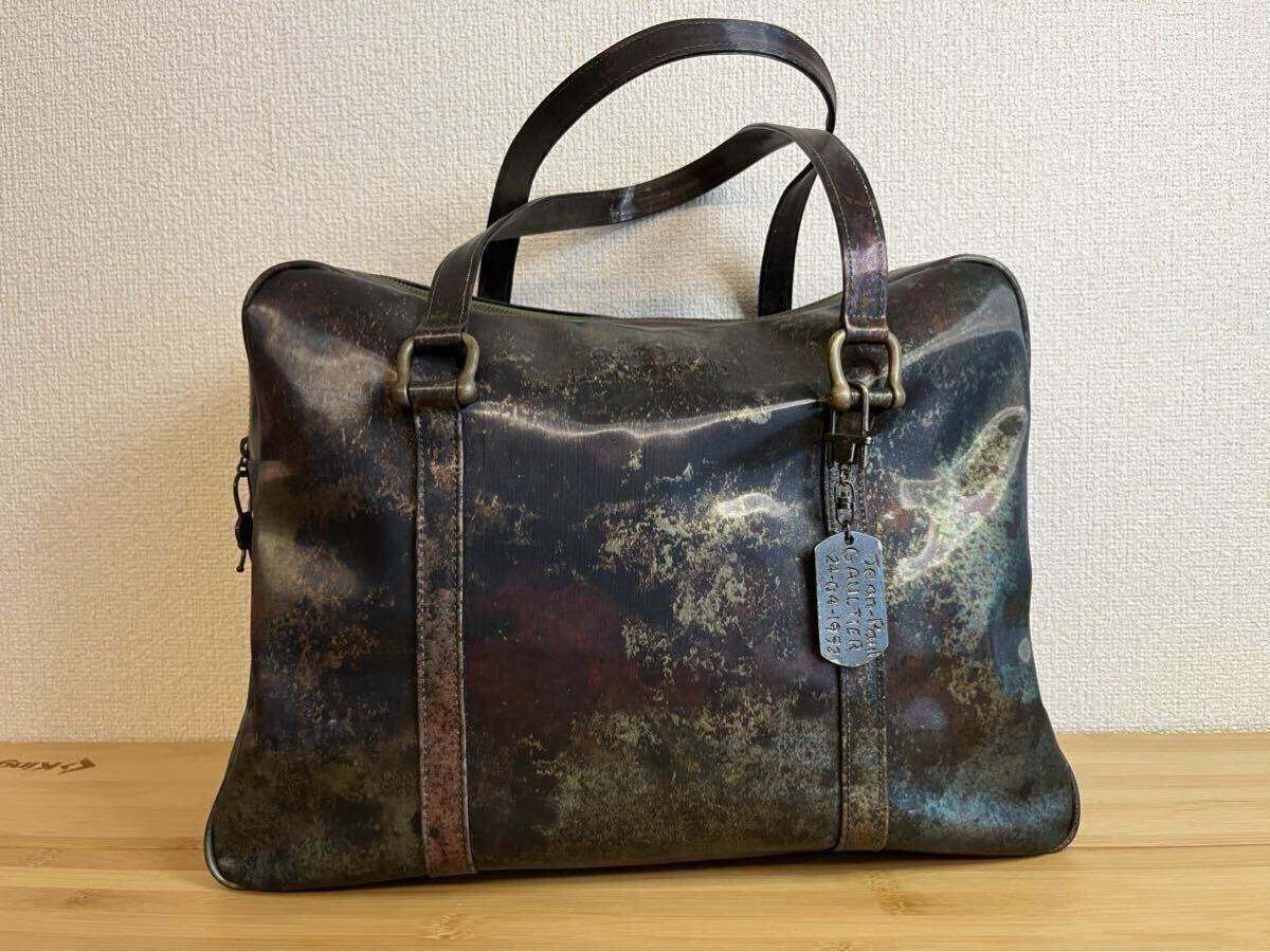 【フランス製】 Jean Paul GAULTIER Vサイバー ショルダーバッグ ジャンポールゴルチエ ゴルチエ 玉虫拍卖