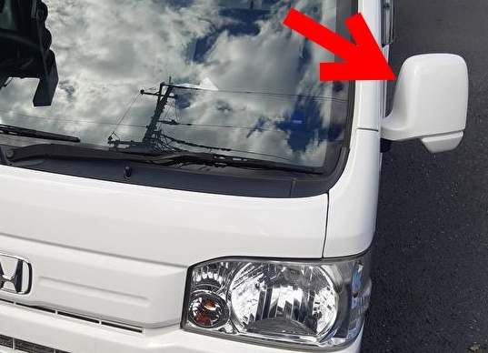新品 純正品 HONDA ホンダ ドアミラー 助手席側 タフタホワイト アクティトラック HA8 HA9拍卖