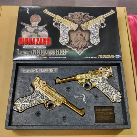 【中古現状品】東京マルイ バイオハザード アシュフォード ゴールドルガー ゴールドレリーフ拍卖