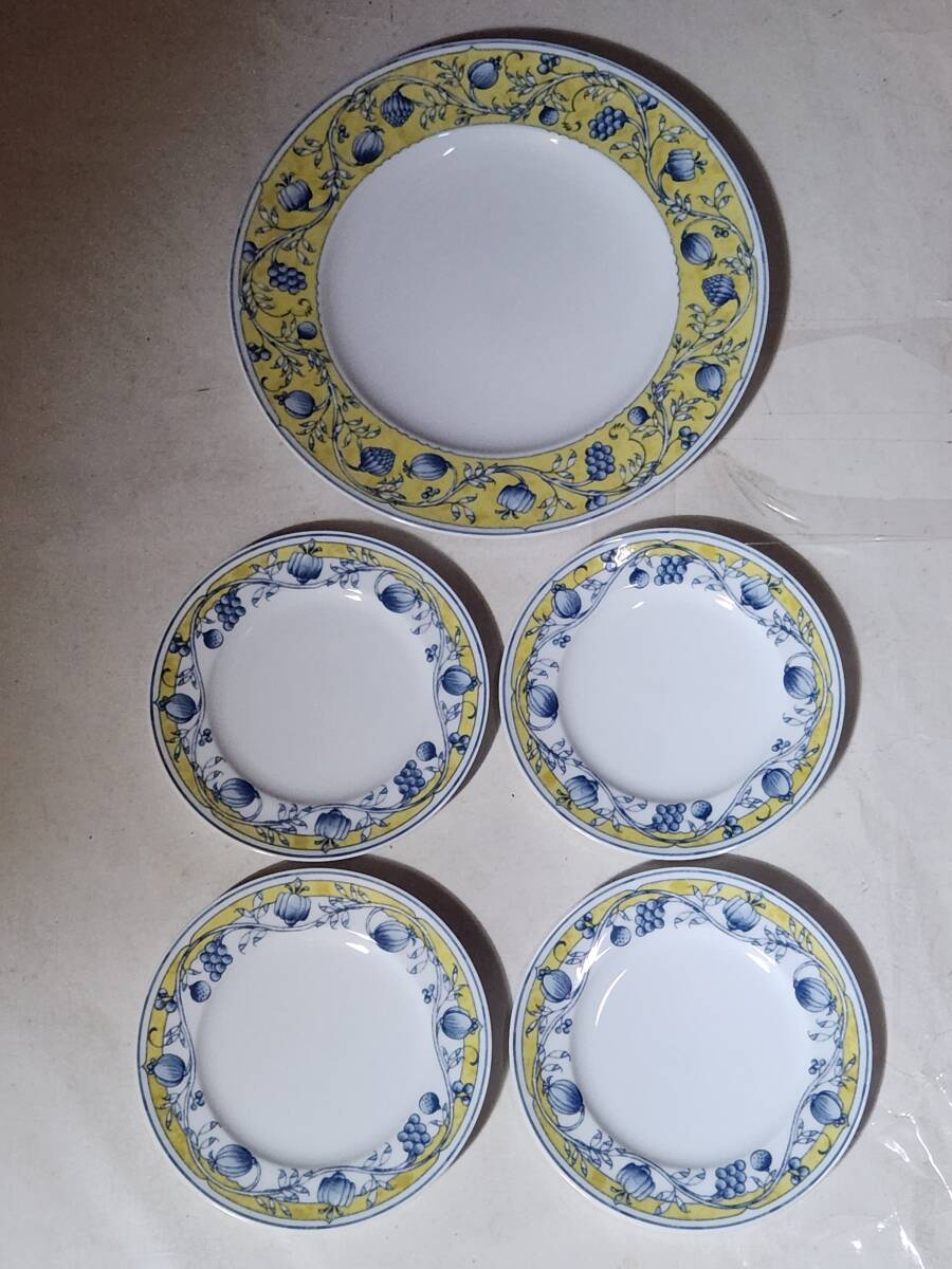 91 ノリタケチャイナ ソーサ皿 プレート皿 5枚セット拍卖