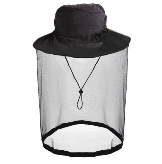 新品夏の定番 バケットハット 通気性 帽子 つば広ハット メンズ レディース 蚊 防虫 大きめ 釣り アウトドア 速乾 UVカット紫外線対策 黒拍卖