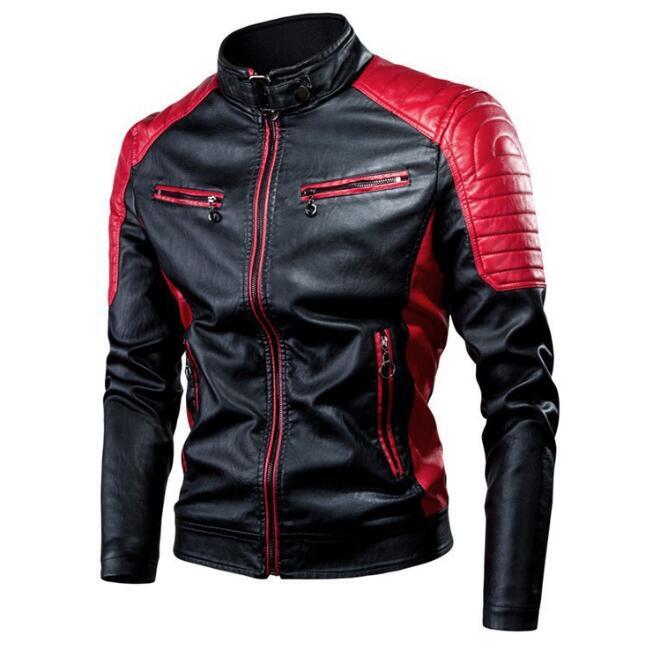 新入荷 新品レザージャケット メンズ ライダースジャケット 革ジャン 皮ジャン バイクジャケット ジャケット オシャレ 春秋冬 M~4X拍卖