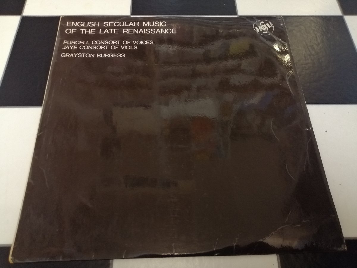 ◎希少盤 グレイストン・バージェス grayston burgess/purcell consort of voices UKオリジナル盤LP 再生確認済 english secular music拍卖