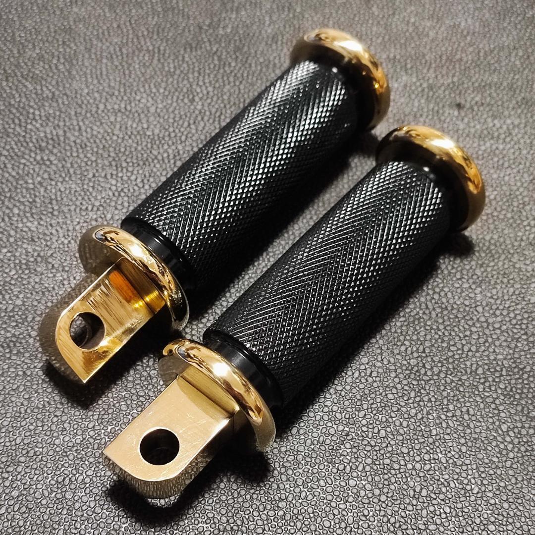 真鍮+アルミ ステップ 削り出し ブラス ハーレー拍卖