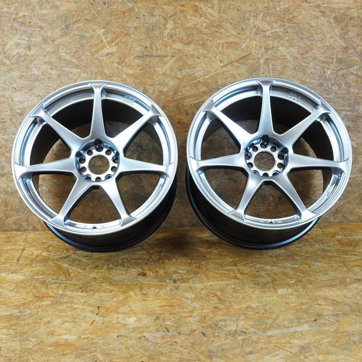 CST 01ハイパー 18インチ 9.5J +15 5/114.3 ハイパーシルバー 2本セット ドリフト CST ZERO1 HYPER 拍卖