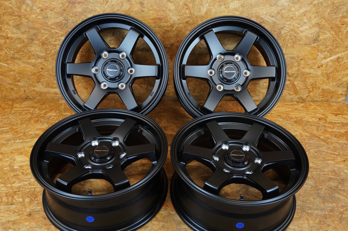 アルジェノン フェニーチェ RX5 16インチ 6.5J +38 6/139.7 マットブラック 4本セット 送料無料 ハイエース2WD拍卖