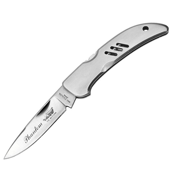 フォールディングナイフ 4インチ ファントム ステンレスハンドル セトメード KT-305拍卖