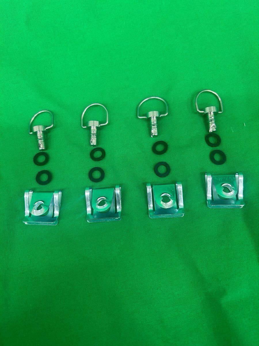 4個セット クイックファスナー ターンフェアリングファスナー14mm クイックリリースファスナー アンダーカウル取り付けボトル カフェ拍卖