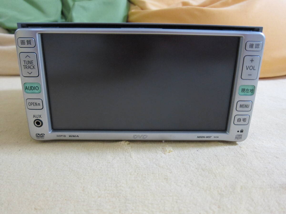 ★トヨタ純正 ★ ワイドDVDナビ ★ NDDN-W57 ★ 中古 ★ ジャンク品 ★ 拍卖