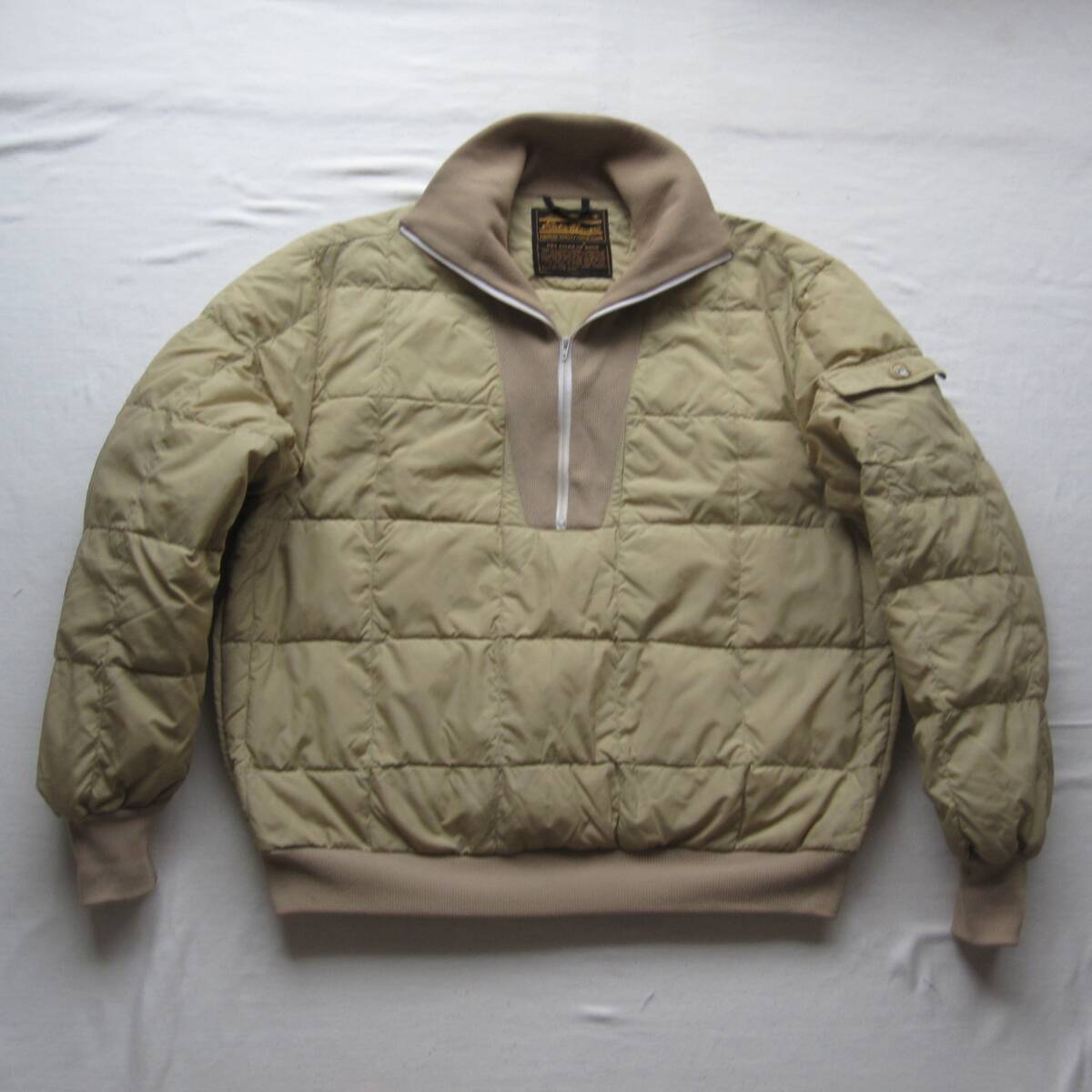 ☆70s エディーバウアー ダウンジャケット (XL) 黒タグ プルオーバー/ カラコラム 60s 日の出タグ vintage オールパーパス ダウンベスト拍卖