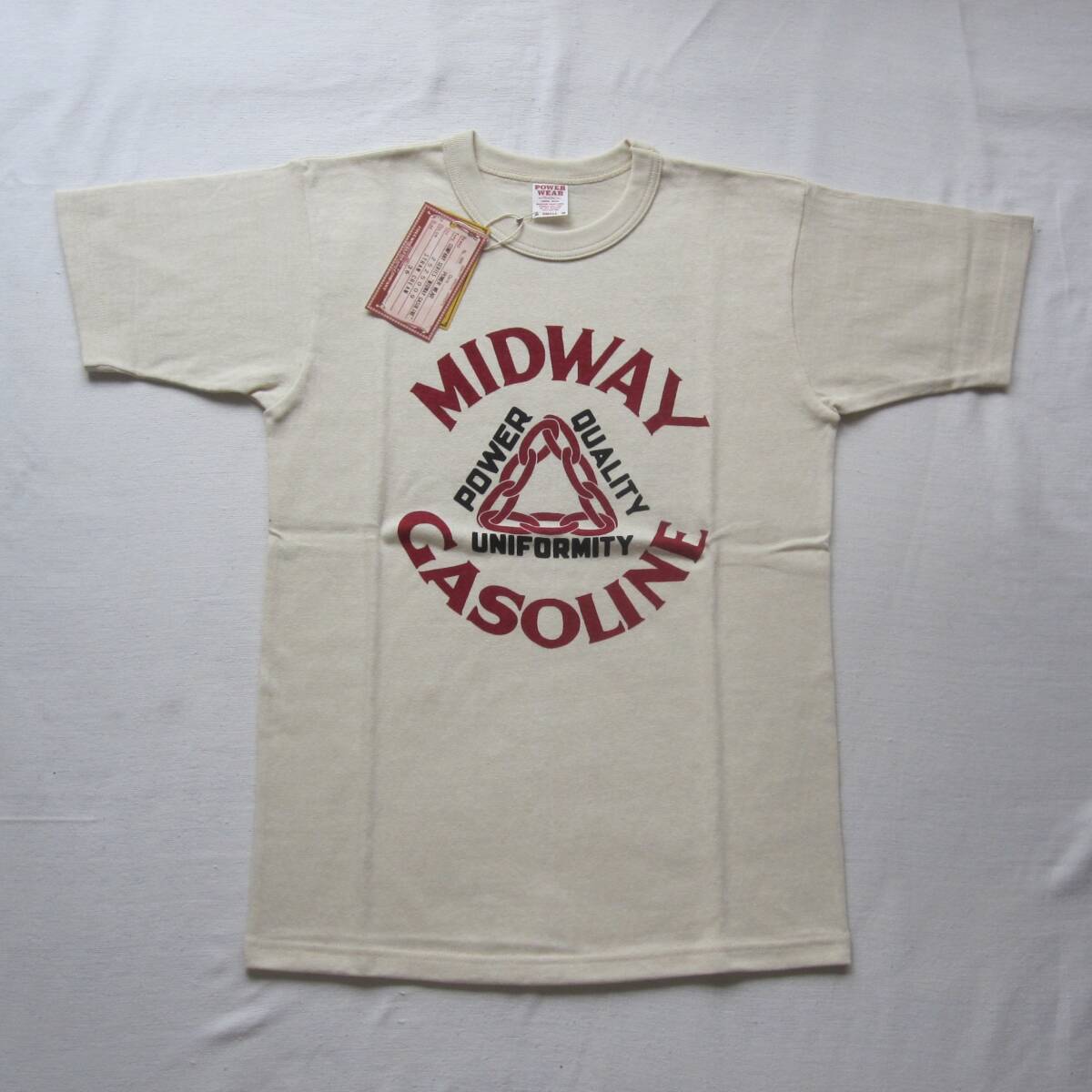 ☆新品 フリーホイーラーズ Tシャツ "MIDWAY GASOLINE" (36) STRAW CREAM <COMPANY SERIES> FREEWHEELERS拍卖