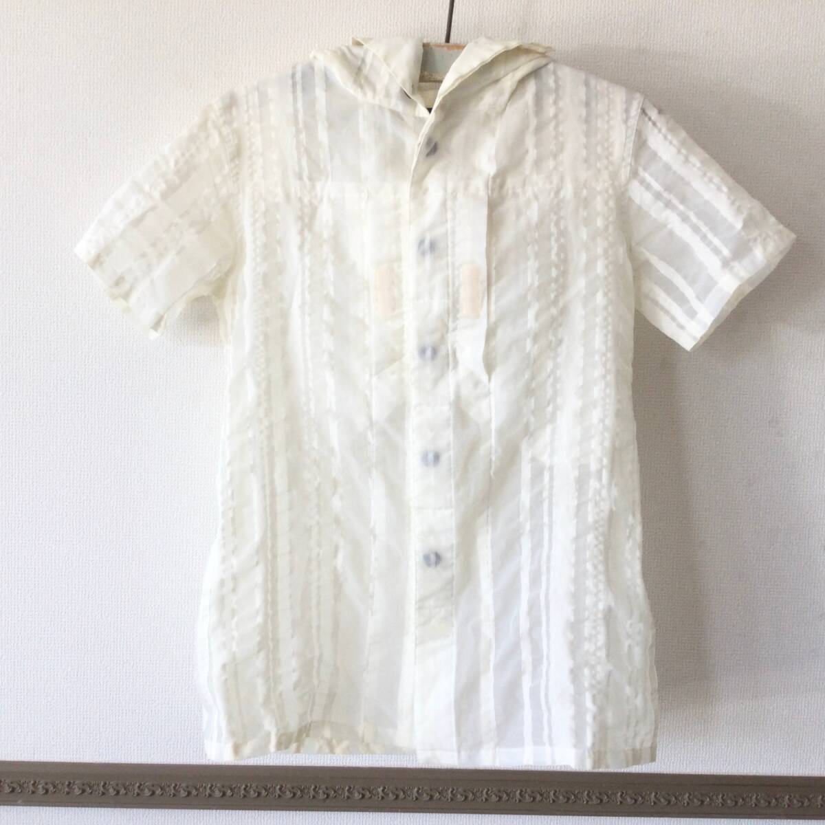 8199 【ヴィンテージ】beauty:beast ビューティービースト 1999 S/S collection “HYPER DRIVE” 半袖 シャツ ジャケット 変形フード拍卖