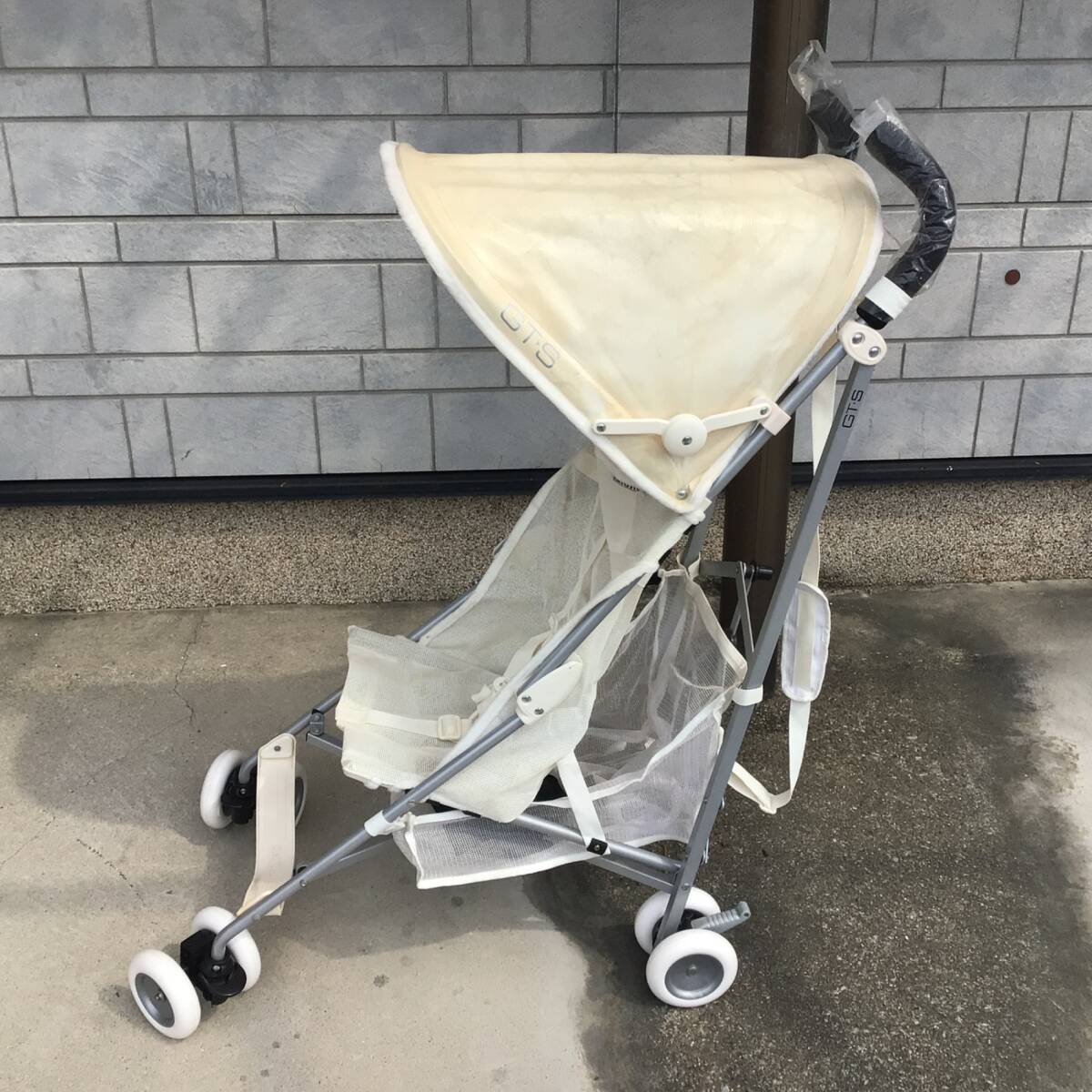 9482 【未使用展示品】KATOJI カトージ ベビーカー バギー GT-S ホワイト 41580 折りたたみ コンパクト B型ベビーカー拍卖