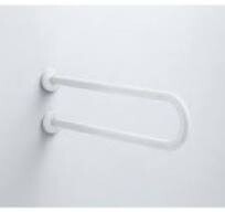 9141 【未使用】TOTO 手すり T112CP27 壁固定 P型 壁掛洗面器用 長さ700mm φ34 樹脂被覆タイプ ホワイト拍卖
