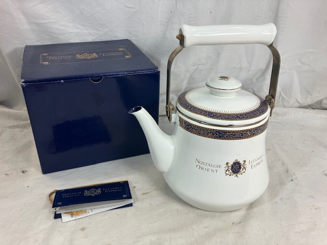 Nostalgie Istanbul Orient Express オリエントエクスプレス AZURE アジュール ケトル 2.5L 未使用拍卖