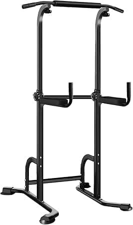 ブラック色 懸垂マシン ぶらさがり 健康器 【 耐荷重150kg 高さ7段 】アームレスト プッシュアップバ一 懸垂バー 懸垂台 健康器具 拍卖