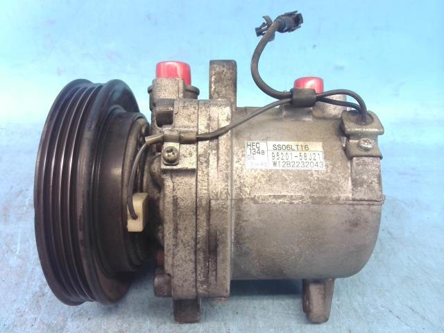 キャリィ EBD-DA63T エアコン コンプレッサー KUエアコンパワステ 4WD 26U SS06LT16 95200-58J21 95200-58J23拍卖
