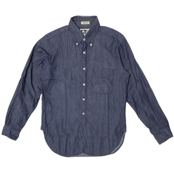 Engineered Garments - 19th Century BD Shirt デニム XS エンジニアドガーメンツ ボタンダウンシャツ シャンブレー 薄手拍卖