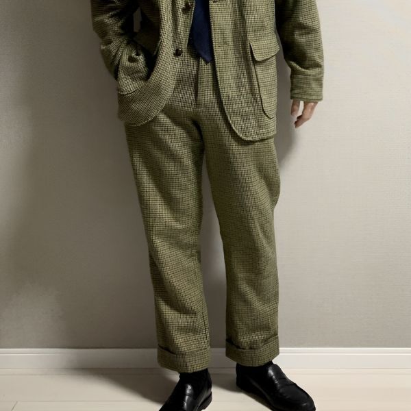 新品 Engineered Garments Carlyle Pants Gunclub Check S エンジニアドガーメンツ カーライルパンツ ガンクラブチェック Tweed ツイード拍卖