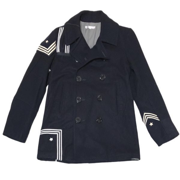 Rebuild By Needles 再構築ピーコート Sailor Shirt & Pant Pea Coat XS リビルド・バイ・ニードルス リメイク Nepenthes ネペンテス拍卖