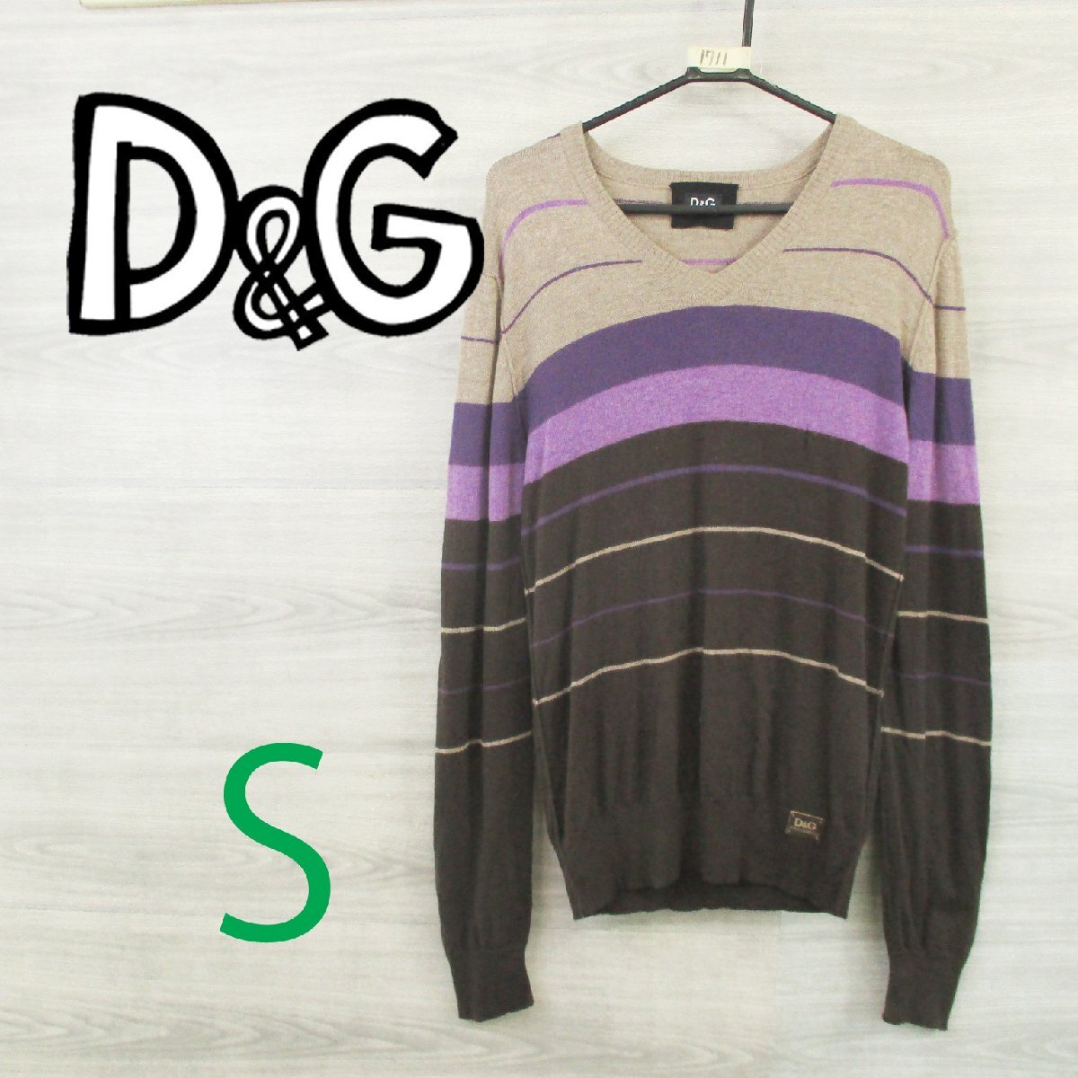 ドルチェ&ガッバーナ D&G<カシミア混 Vネックニット>M1711s拍卖