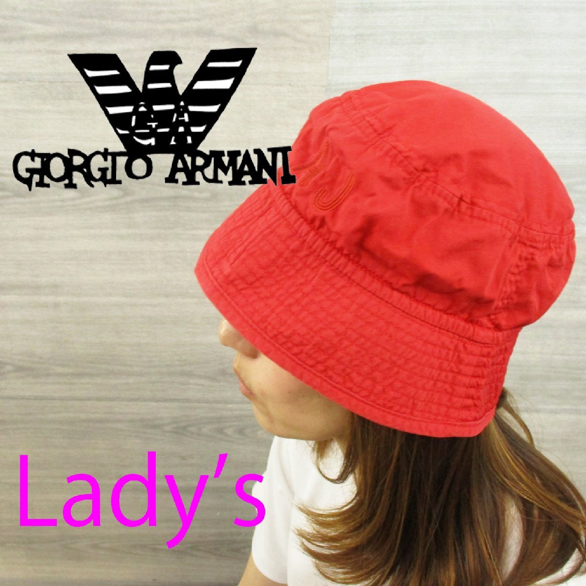 ARMANI アルマーニジーンズ<ヴィンテージ バケットハット>MC0015c拍卖