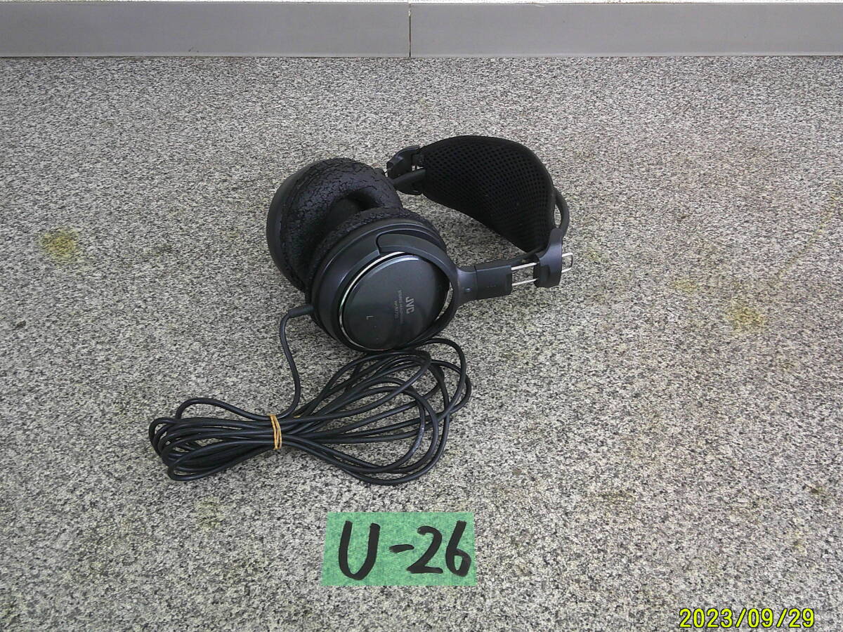 U-26 ケンウッド JVC ステレオヘッドホン HP-RX700 室内用 平日のみ直引取可拍卖