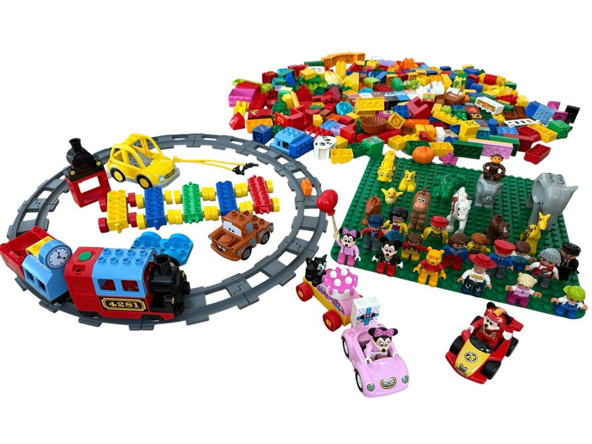 LEGO 大量セット レゴ レゴデュプロ ディズニー ミッキー ミニー アンパンマン 汽車 電動 おもちゃ デュプロ 赤ちゃん Disney ブロック拍卖
