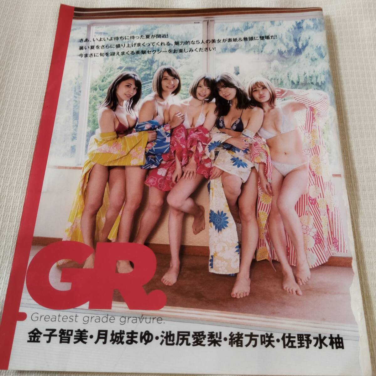 k1532 切り抜き GR 金子智美 月城まゆ 池尻愛梨 緒方咲 佐野水柚 拍卖