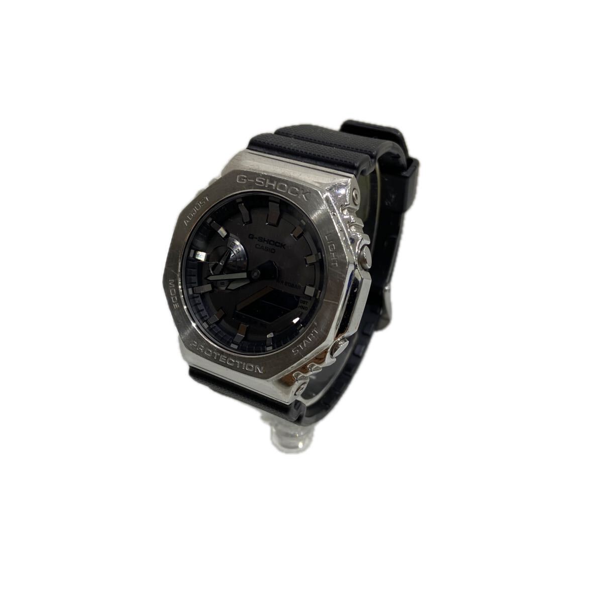 【CASIO カシオ】GM-2100BB-1AJF G-SHOCK ジーショック デジアナ ブラック ラバー ガラス傷あり 2509oki t拍卖