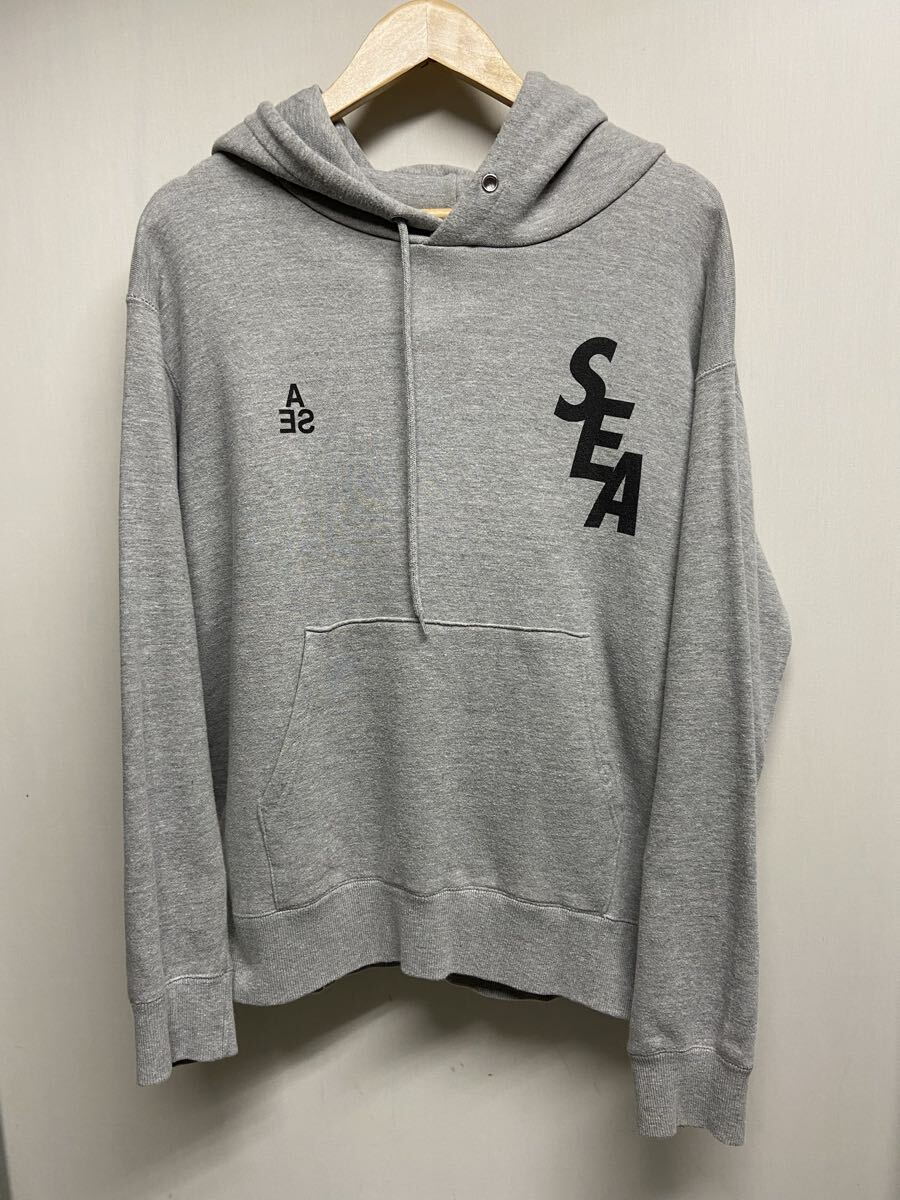 【WIND AND SEA ウィンダンシー】WDS-Y&S-01 パーカー Mサイズ グレー コットン 2509oki h拍卖