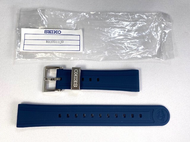 R03T011J0 SEIKO プロスペックス 20mm 純正シリコンバンド ブルー SBDX045/8L35-01H0用 ネコポス送料無料拍卖