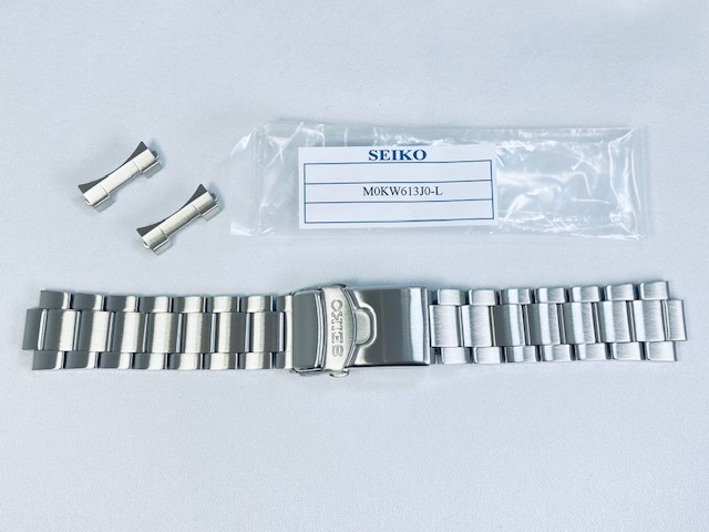 M0KW613J0-L SEIKO セイコー5スポーツ 22mm 純正ステンレスブレス SRP599J1/SRP603J1/SRP605J1/4R36-03T0他用 ネコポス送料無料拍卖