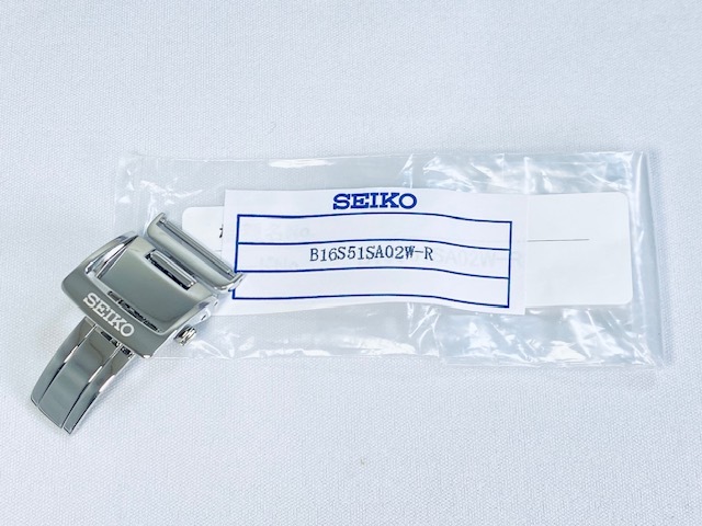 B16S51SA02W-R SEIKO セイコー 純正Dバックル 18mm SARY075/4R35-01T0他用 ネコポス送料無料拍卖