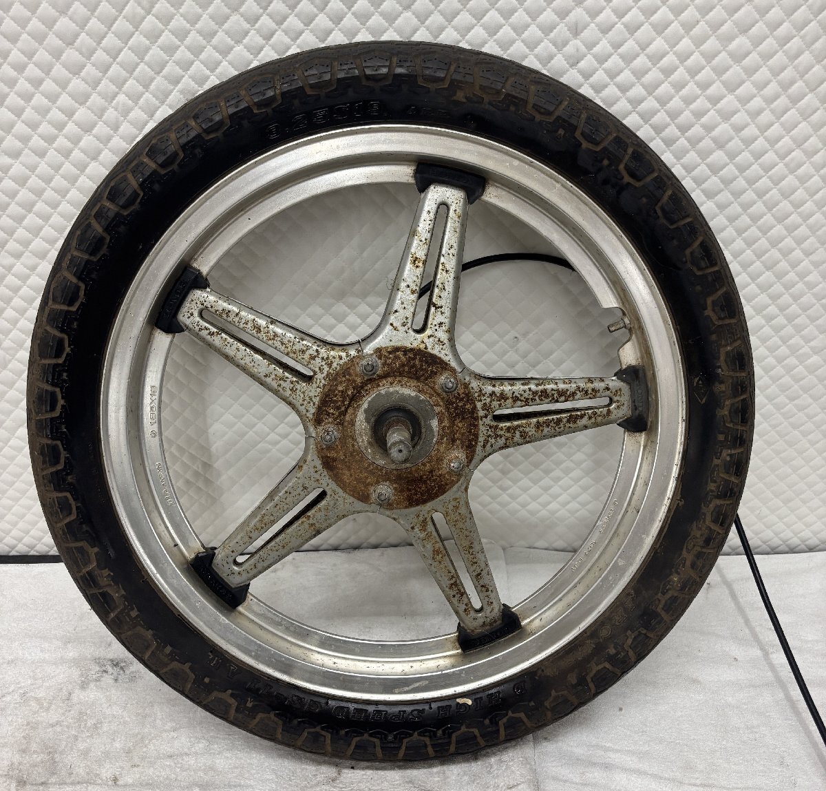 【当時物中古】現状品 ホンダ ホイール コムスター19インチ 1.85×19 bk-s143拍卖