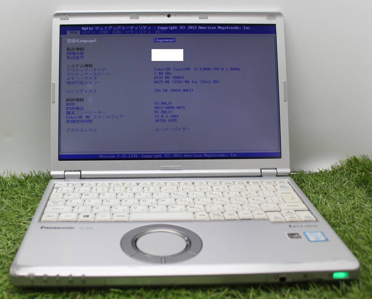 【パナソニック/ジャンク品,激安】ノート/Let`s note CF-SZ5/Core i5-6300U/HDDなし/液晶やキーボード等の部品取りに/起動〇【9200】拍卖