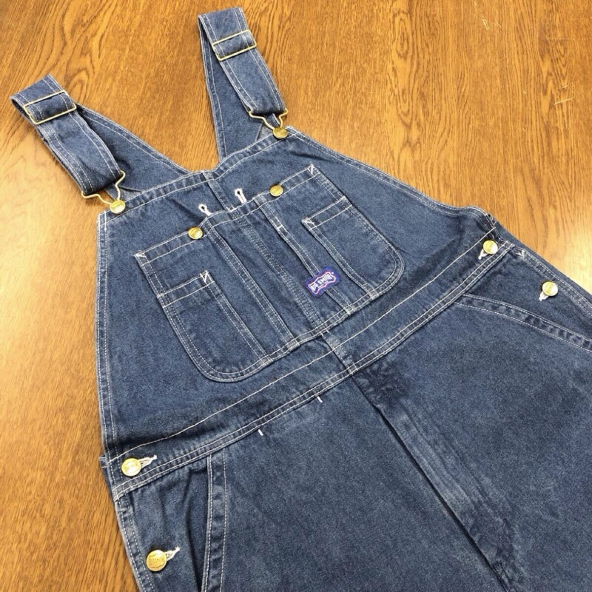 【GI147】BIG SMITH W34 L30 オーバーオール デニム メンズブランド古着 ビッグスミス 送料無料拍卖
