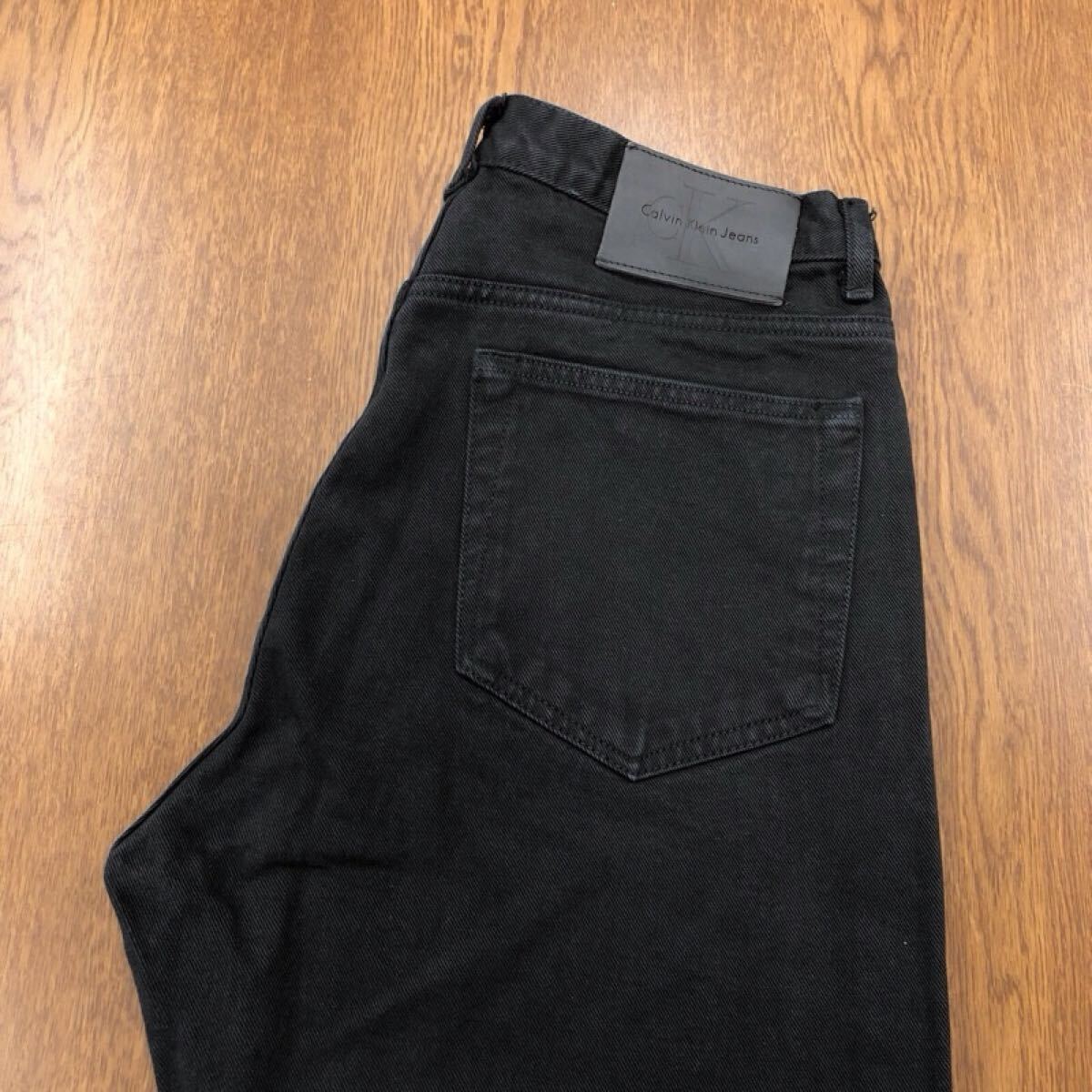 【GI152】Calvin Klein Jeans 14 カラーパンツ ブラック 黒色 ブランド古着 カルバンクラインジーンズ 送料無料拍卖