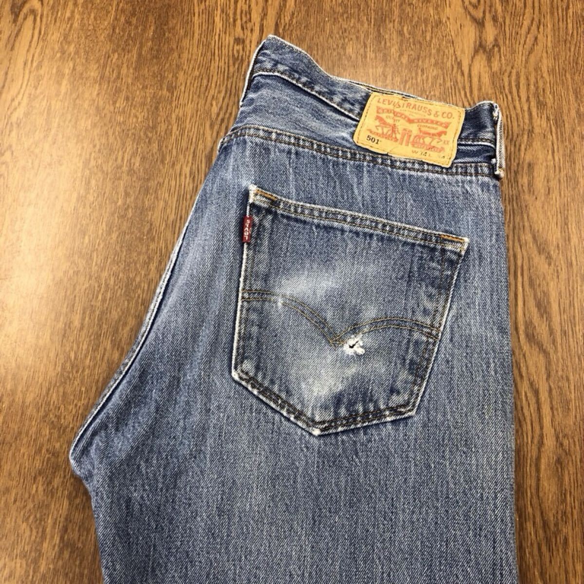 【GI321】Levi's 501 W34 L34 定番ストレート ジーンズ ジーパン デニムパンツ メンズブランド古着 リーバイス501 送料無料拍卖