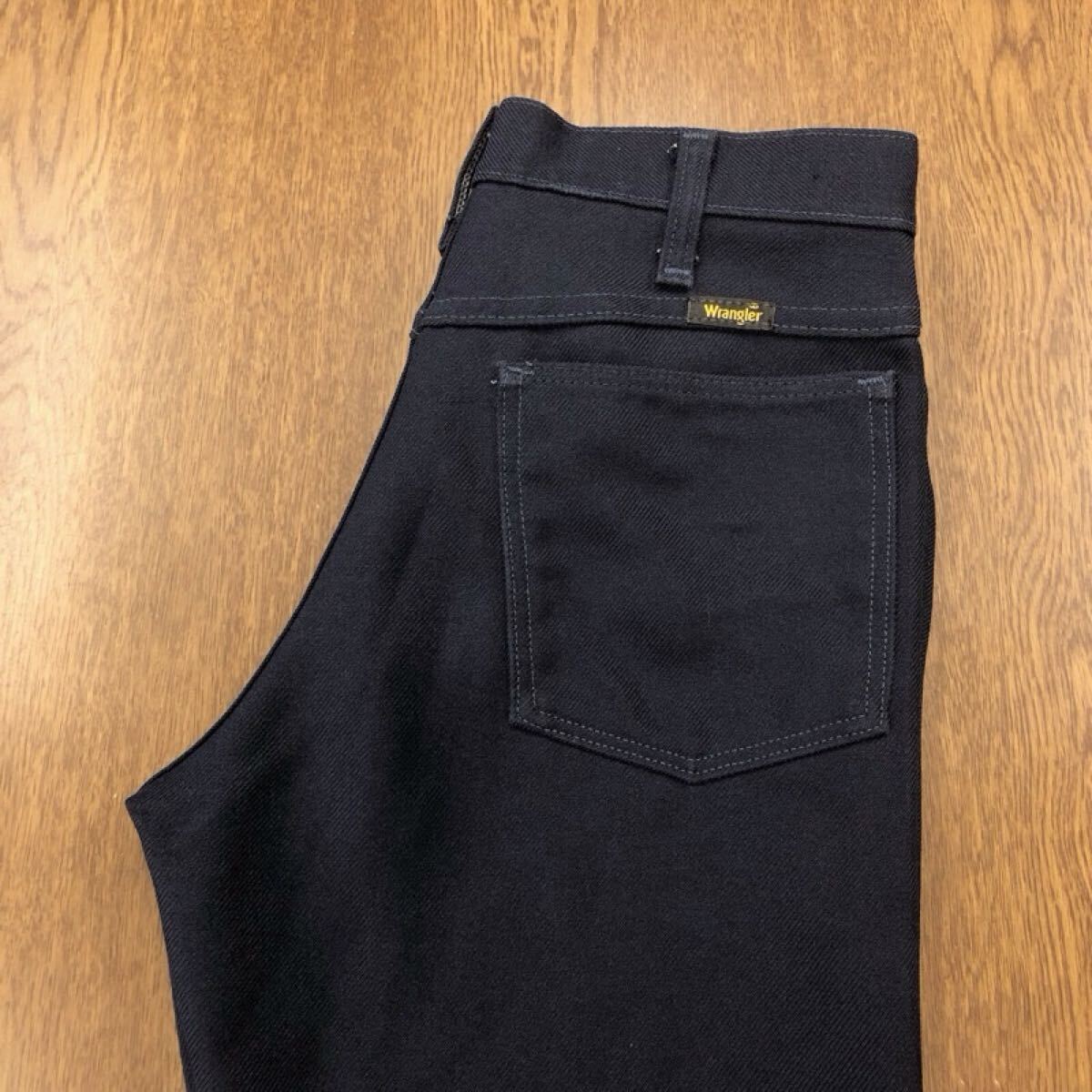 【GI386】USA製 Wrangler W30 L31 スタプレ ワークパンツ ネイビー 紺色 42TALON ZIP メンズブランド古着 ラングラー 送料無料拍卖