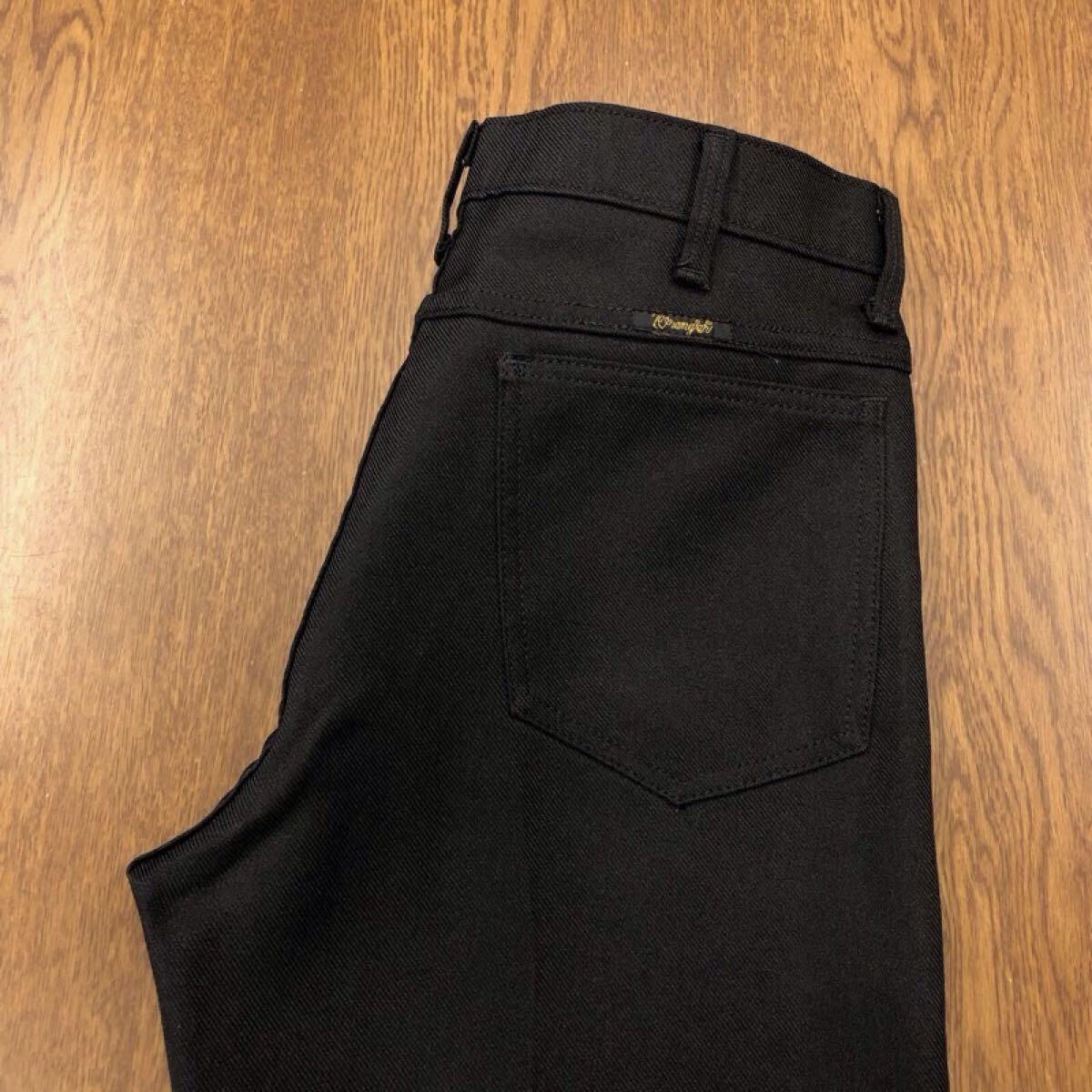 【GI399】Wrangler W33 スタプレ ワークパンツ ブラック 黒色 メンズブランド古着 ラングラー 送料無料拍卖