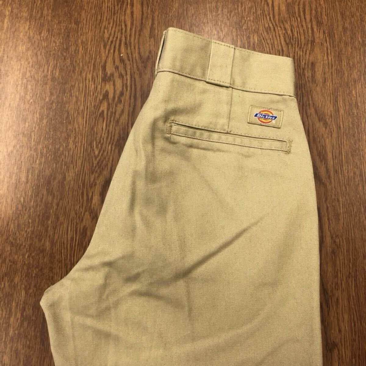 【GI421】Dickies 874 W28 L30 ワークパンツ ベージュ メンズブランド古着 ディッキーズ 送料無料拍卖