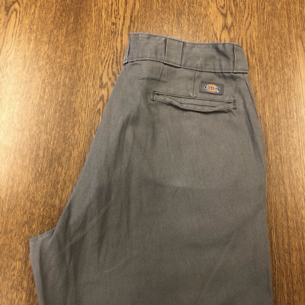 【GI430】Dickies 874 W36 L34 ワークパンツ グレー 灰色 メンズブランド古着 ディッキーズ 送料無料拍卖