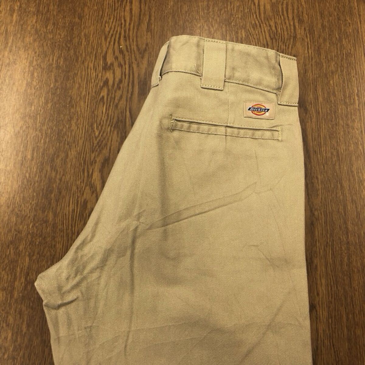 【GI434】Dickies 874 W30 L30 ワークパンツ ベージュ メンズブランド古着 ディッキーズ 送料無料拍卖