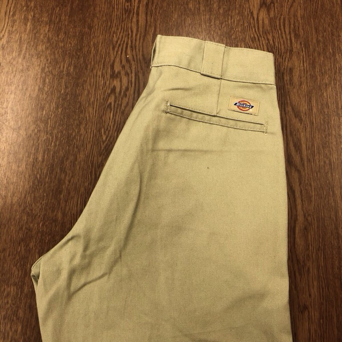 【GI449】Dickies 874 W31 L32 ワークパンツ ベージュ メンズブランド古着 ディッキーズ 送料無料拍卖