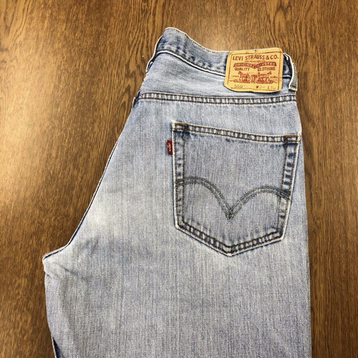 【GI520】Levi's 550 W34 L36 ジーンズ ジーパン デニムパンツ メンズブランド古着 リーバイス550 送料無料拍卖