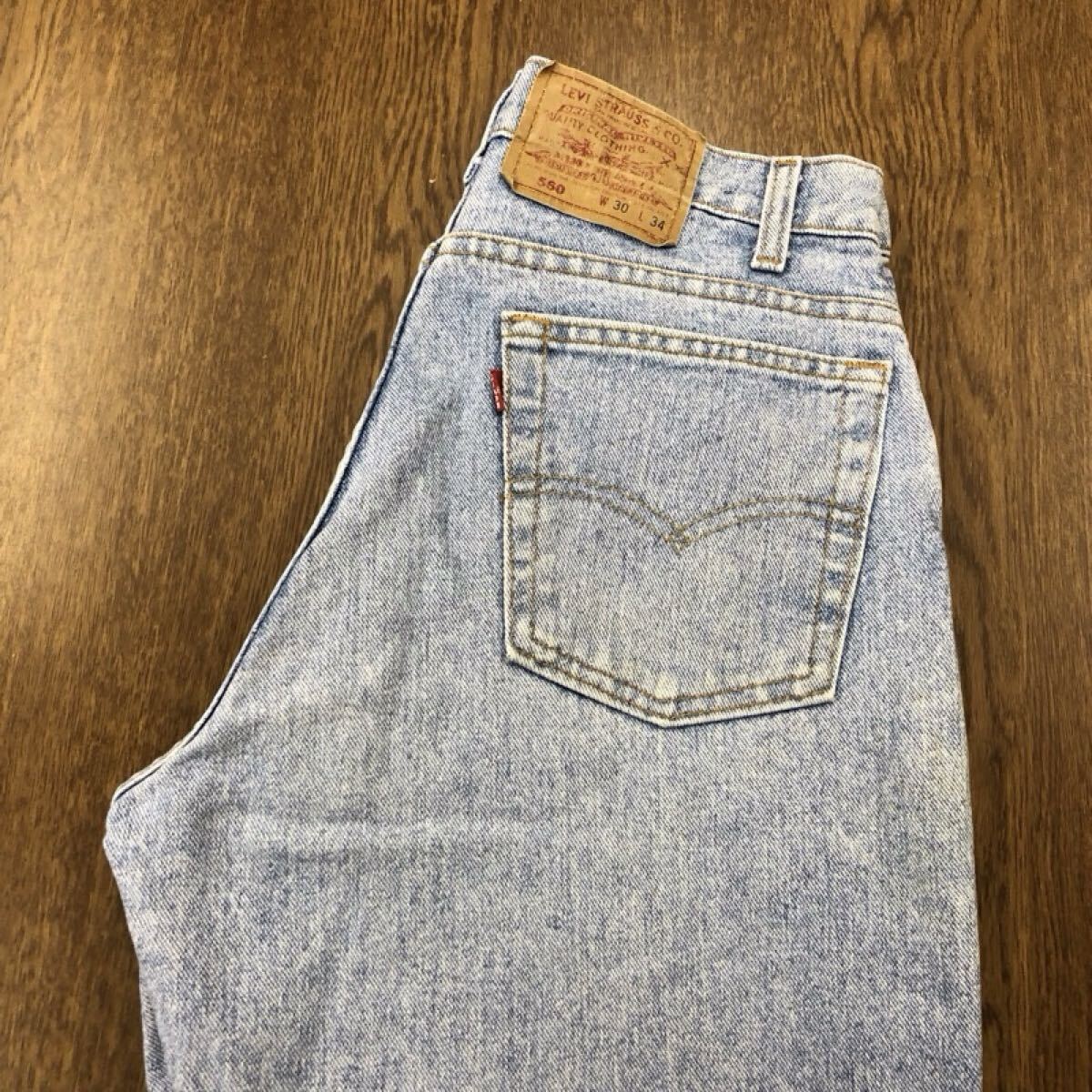 【GI527】USA製 Levi's 560 W30 L34 ジーンズ ジーパン デニムパンツ メンズブランド古着 リーバイス560 米国製 送料無料拍卖