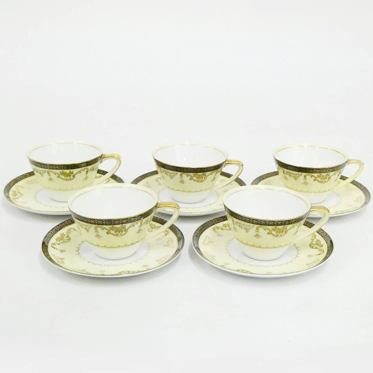 Glory China グローリーチャイナ カップ&ソーサー 5客 アンティーク ヴィンテージ 昭和レトロ Kキ00拍卖